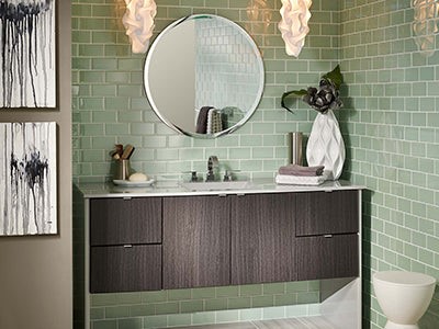 Bathroom vanity finish options