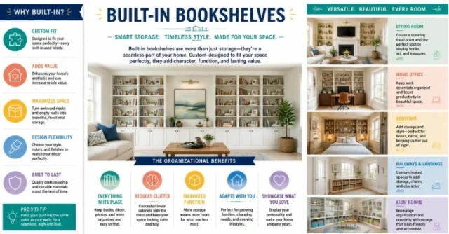 Built-In Bookshelves (1) Built-In Bookshelves