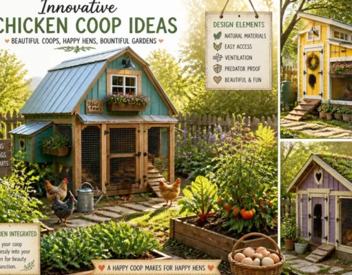 Chicken Coop Ideas for Every Backyard: 15 Creative, Practical, and Predator-Resistant Designs for Small and Large Flocks Chicken Coop Ideas