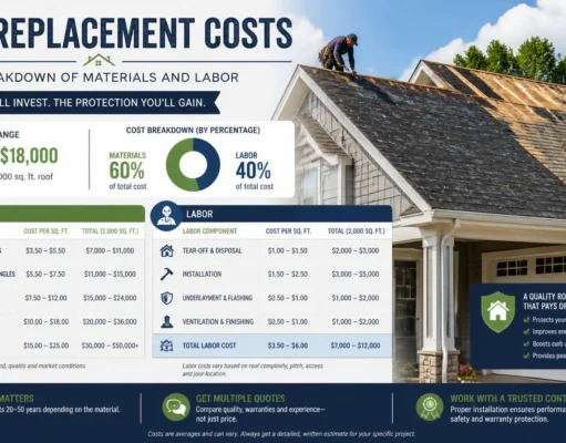 Roof Replacement Cost in 2026: What U.S. Homeowners Should Budget Before Hiring a Roofer Roof Replacement Cost