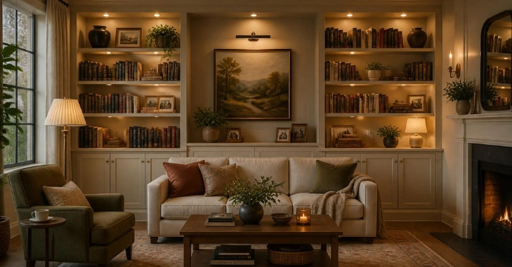 What Built In Bookshelves Are and Why They Work