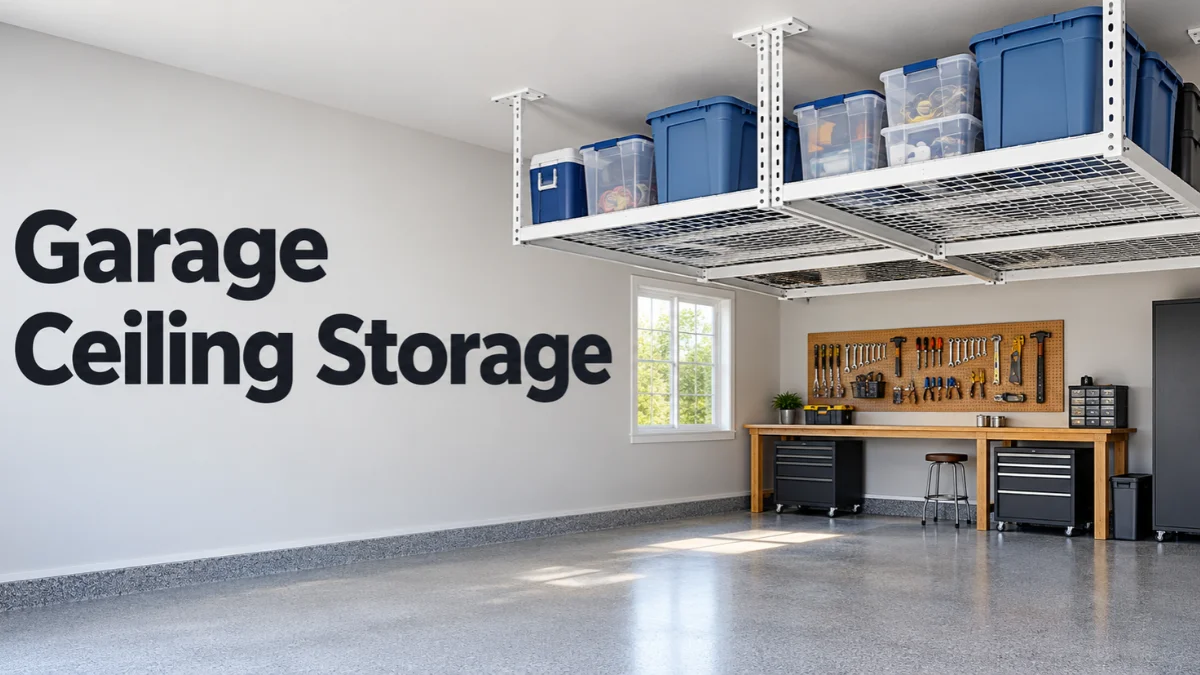 Garage Ceiling Storage: 9 Safe Ideas for More Space