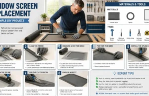 Window Screen Replacement: Costs, Materials, DIY Steps, and When to Hire a Pro Window Screen Replacement